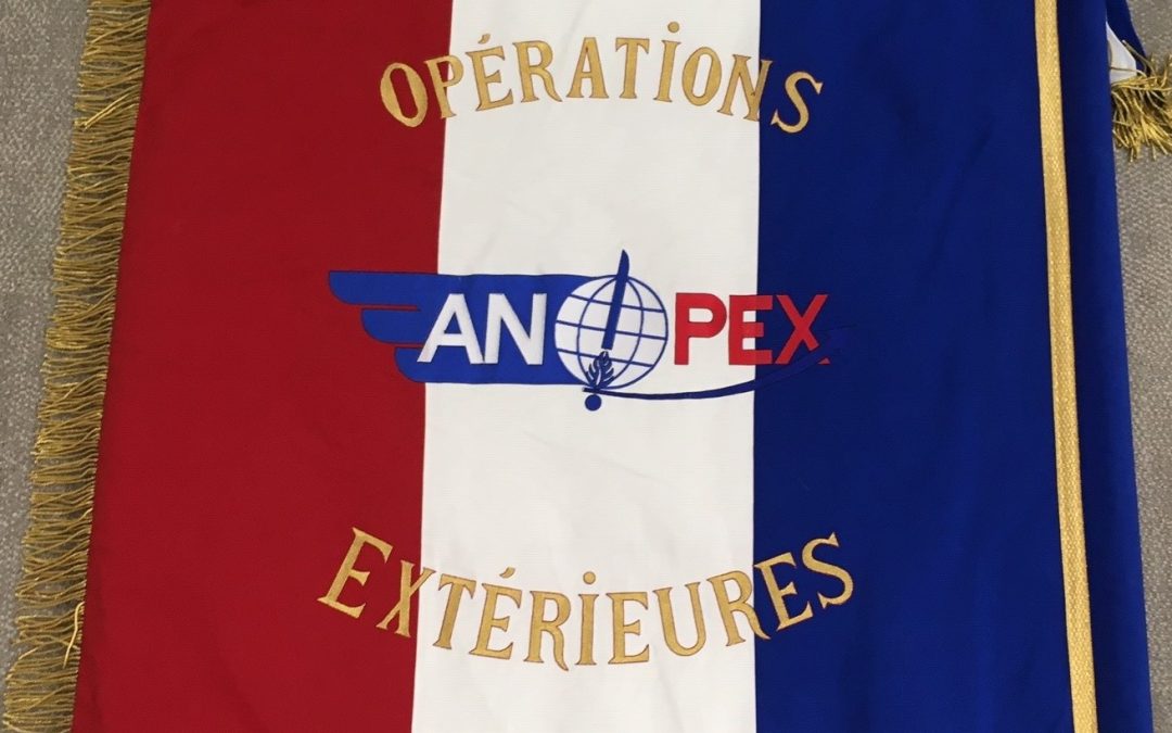 L’implantation des drapeaux ANOPEX
