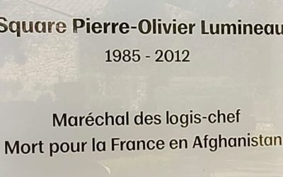 Hommage au maréchal des logis-chef Pierre-Olivier Lumineau