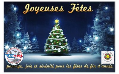 Partage, joie et sérénité pour un Joyeux Noël et de bonnes fêtes de fin d’année