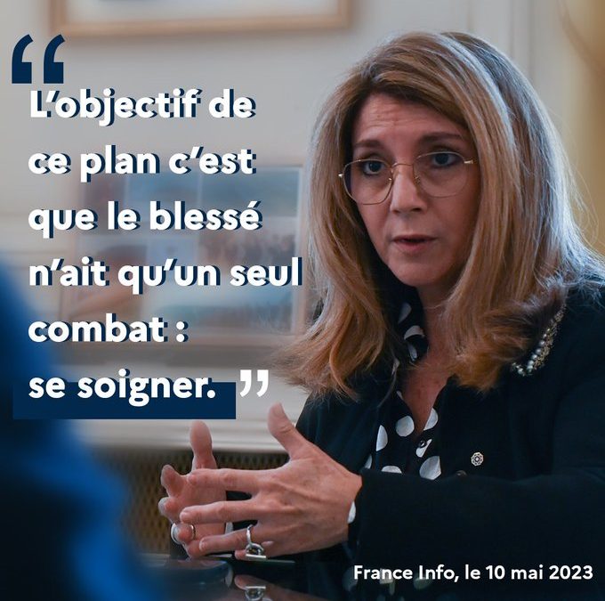 Plan Blessés 2023-2027 : « Pour toutes les blessures, tout le parcours et tout l’entourage » présenté ce 10 mai par Mme Patricia Mirallès