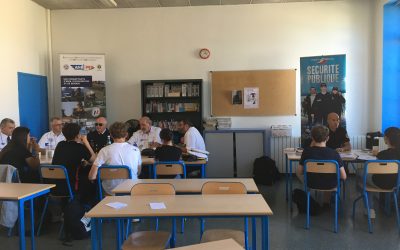 De belles rencontres autour de la défense, de la sécurité, de la solidarité et des valeurs citoyennes pour des élèves de 3e  du collège Victor Hugo de Carmaux dans le Tarn