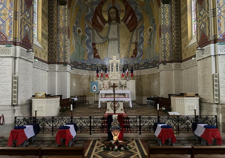 Inhumation de quatre Poilus à la Nécropole nationale de Notre Dame de Lorette