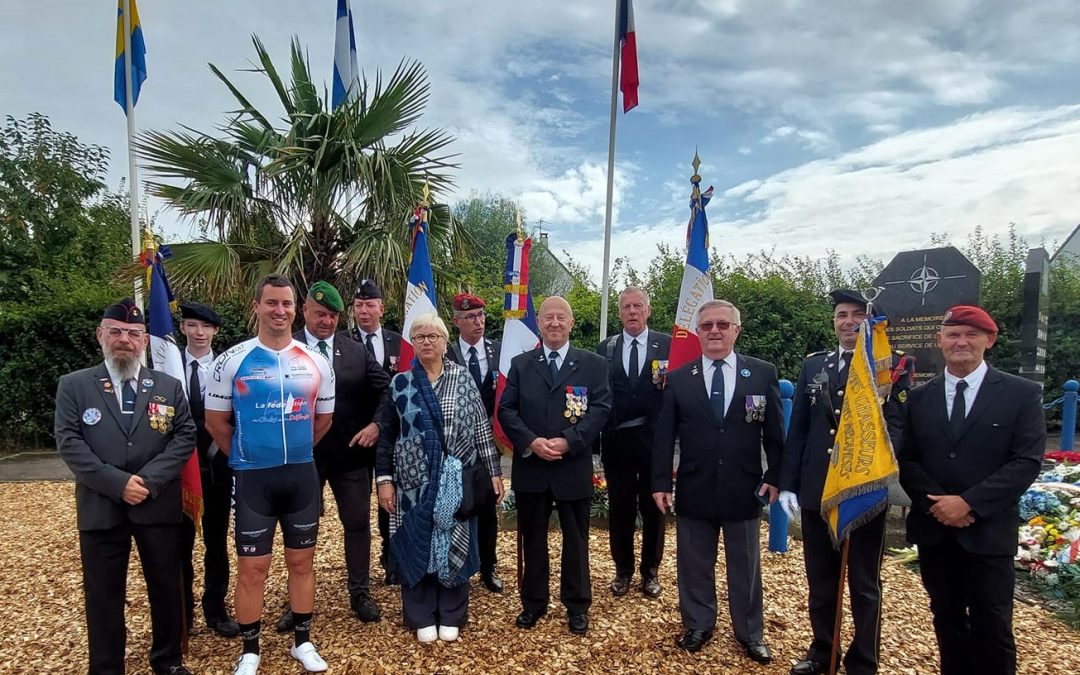 Cérémonie au Mémorial de l’OTAN à Frethun (62) pour les blessés et les familles endeuillées