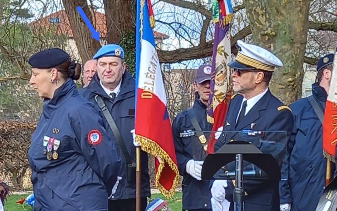 Gérard Nemessany porte-drapeau de la délégation ANOPEX de la Moselle nous a quittés