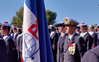 L’ANOPEX du Var était au Pôle Ecoles Méditerranée pour une cérémonie de présentation à trois drapeaux