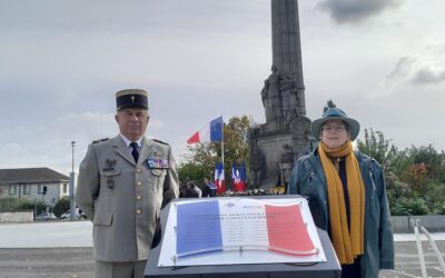 Dévoilement d’une stèle commémorative OPEX à Rouen