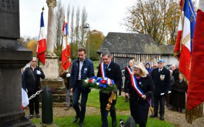 Un combattant OPEX, engagé au Cambodge sous mandat de l’ONU, rend hommage aux morts pour la France dans le Calvados