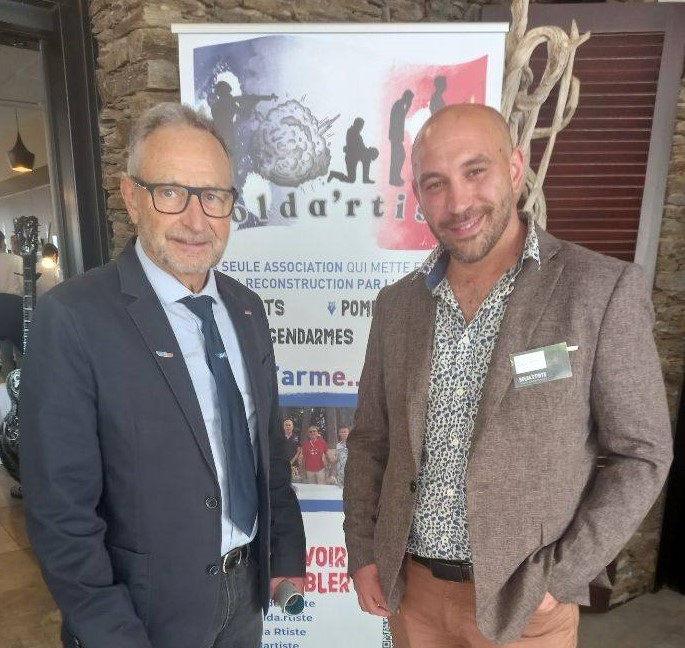 SOLDAR’TISTES  et l’ANOPEX du Var au domaine des Gueules Cassées