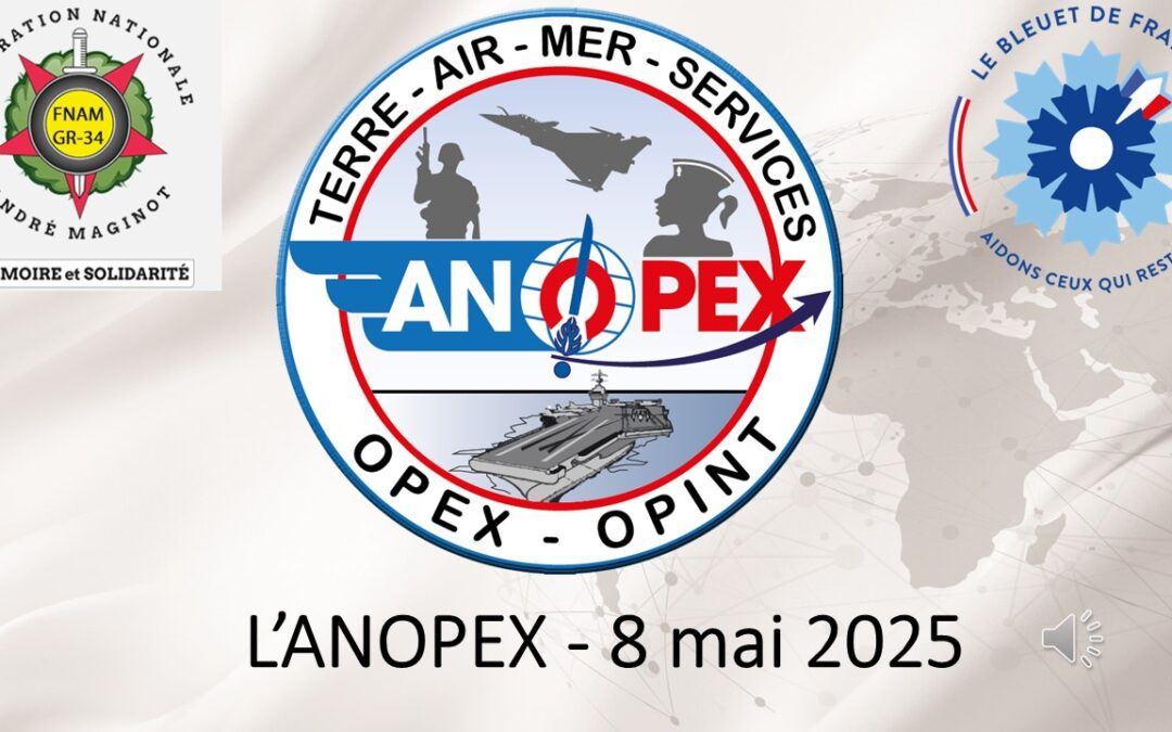 80ème anniversaire de la Victoire pour l’ANOPEX aux quatre coins de l’Hexagone
