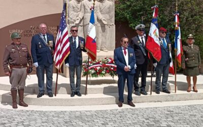 8 mai avec les Gueules Cassées…et le sosie officiel du général Patton pour l’ANOPEX du Var