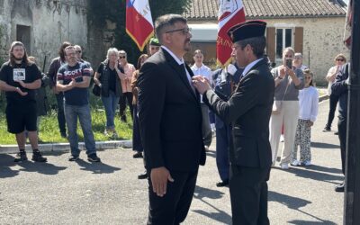David Pham Van décoré de la Croix du combattant en Gironde