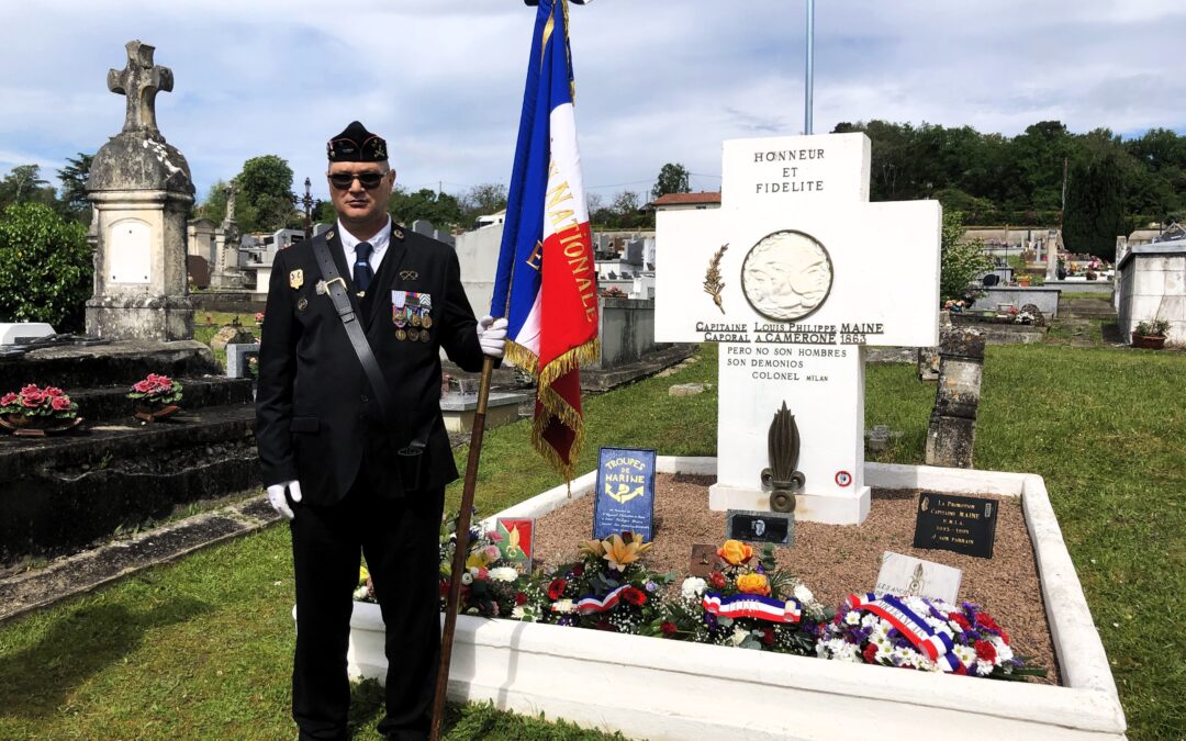 Dordogne : hommage au caporal Maine héros de la bataille de Camerone