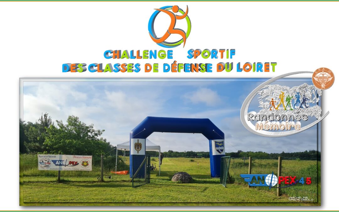Une journée de mémoire et de dépassement de soi lors de la 5ème édition du challenge de sport des classes de Défense du Loiret