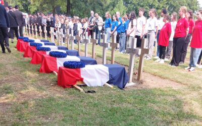 Inhumation de six Poilus à la Nécropole nationale de Notre Dame de Lorette