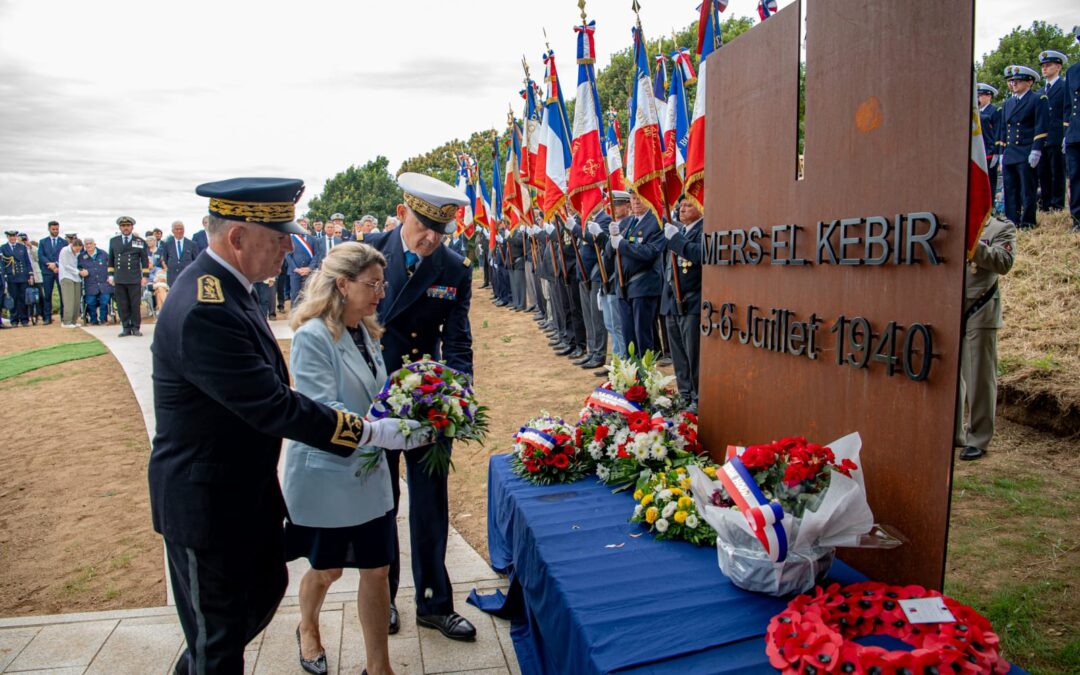L’ANOPEX à l’inauguration du mémorial « Mers El Kebir » à Sainte Anne du Porzic dans le Finistère