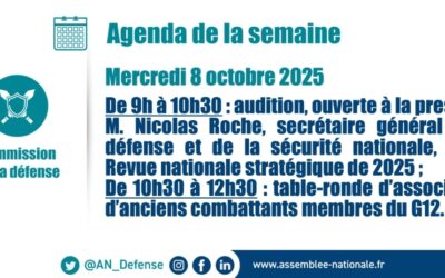 Le G12 anciens combattants auditionné par la commission de la défense et des forces armées de l’Assemblée nationale