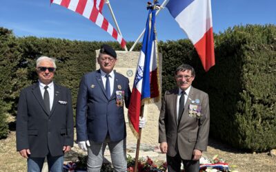 Hommage à cinq pilotes américains dans le Vaucluse