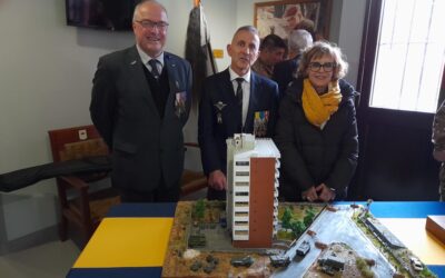 Une maquette du Drakkar inaugurée au 1er RCP