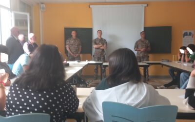 Conférence OPEX au collège d’Olliergues dans le Puy-de-Dôme