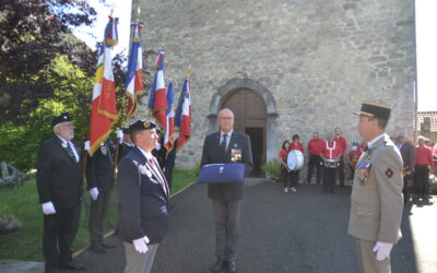 La médaille des blessés pour une de nos adhérentes de l’Ariège