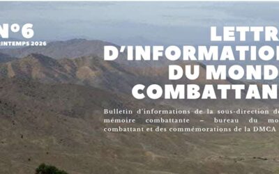 La DMCA vient de publier la lettre d’information du monde combattant n°6