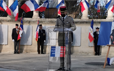 Hommage au brigadier-chef Alexandre Martin à Montpellier