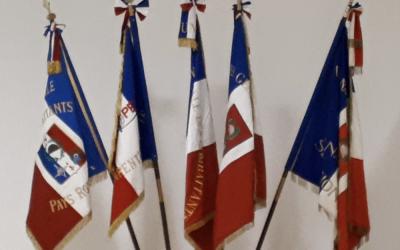 Présentation du drapeau ANOPEX de la Charente-Maritime à l’UNC 17