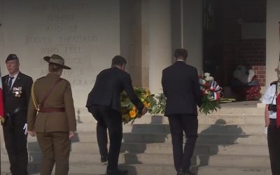 L’ANOPEX au Mémorial australien de Villers-Bretonneux dans la Somme