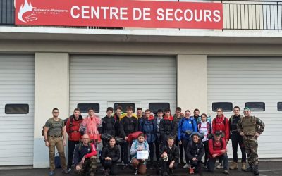 Des jeunes sapeurs pompiers du Loir-et-Cher soutiennent l’ANOPEX