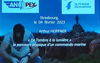 Arthur Hopfner, de l’ANOPEX du Var, était en conférence dans le Bas-Rhin