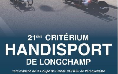 Cédric Travers remporte une médaille au 21ème critérium handisport de Longchamp