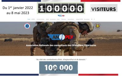 100 000 visiteurs pour le site de l’ANOPEX depuis sa mise en ligne le 1er janvier 2022