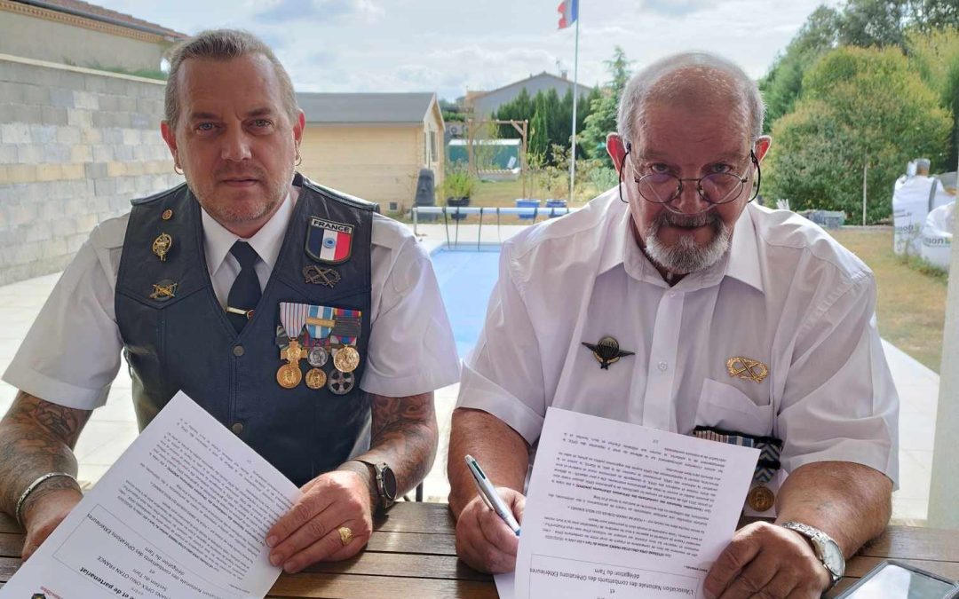 Dans le Tarn, l’ANOPEX et les Vétérans France signent une convention de partenariat